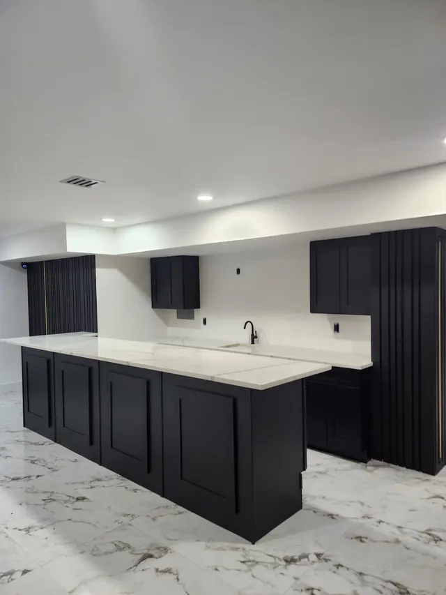 Blaze Black Shaker — a kitchen supplied by Wow Cabinets
